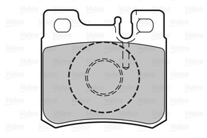 Bremseklosser sett, Bakaksel, MERCEDES-BENZ, 0014200220, 0014209520, 0054201720, 14200220, 14209520, 54201720, A0054201720