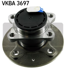 Hjullagersett, Bakaksel, CITROËN C1, C1 II, PEUGEOT 107, 108, TOYOTA AYGO, 3748.85, 42450-0H010