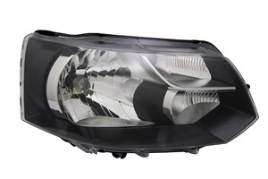 Frontlykt, Venstre, VW MULTIVAN V, TRANSPORTER Buss V, TRANSPORTER Flak/chassi V, TRANSPORTER Skåp V, 7E1941015D, 7E1941015H, 7E1941015R
