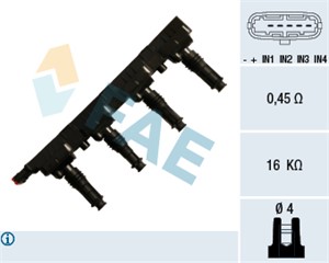 Tennspole, OPEL,VAUXHALL, 1089965, 1208012, 3125022180, 31250-22231, 31250-22250, 31250-22280, 31250-22290, 31250-22320, 31250-22340, 31