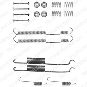 Tilbehørsett, bremsesko, Bakaksel, CITROËN,FIAT,FORD,NISSAN,PEUGEOT, 4308.5, 4308.50, 44081-9C025, 44081-9C026, 44090-9C025, 9404308508