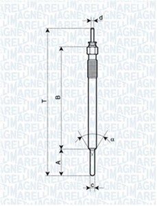 Glødeplugg, TOYOTA AURIS, AURIS Kombi, AVENSIS, AVENSIS Kombi, AVENSIS Sedan, COROLLA Verso, LAND CRUISER 200, RAV 4 III, RAV 4 IV, 1985