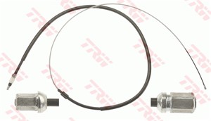 Kabel, parkeringsbremse, Bak, Bakre venstre, Høyre bak, Høyre, Venstre, CITROËN,PEUGEOT, 16 082 753 80, 4746 46
