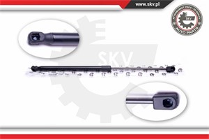 Pneumatisk fjær, motorpanser, Foran, AUDI Q7, 4L0823359