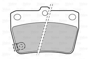 Bremseklosser sett, Bakaksel, TOYOTA RAV 4 I, RAV 4 II, 04466-42010, 04466-42020, 04466-42030, 446642010, 446642020, 446642030