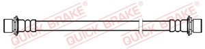 Bremseslange, Innvendig, Høyre bakaksel, DAIHATSU CHARADE VIII, TOYOTA YARIS, 90947W2009, 90947W2009000