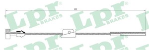 Kabel, parkeringsbremse, Foran, FORD,MAZDA, 1004542, 1079068