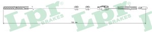 Kabel, parkeringsbremse, Venstre, OPEL VECTRA A, VECTRA A Halvkombi, 522597, 522601, 90421703