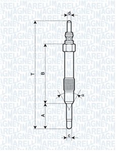 Glødeplugg, ALFA ROMEO,FIAT,LANCIA,OPEL,SAAB,VAUXHALL, 12 14 040, 1214040, 1214073, 46754154, 60816139, 71735458, 93180295, 95508489