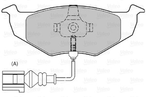 Bremseklosser sett, Framaksel, SEAT,SKODA,VW, 6N0698151, 6N0698151C
