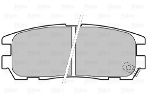 Bremseklosser sett, Bakaksel, ISUZU,OPEL,VAUXHALL, 1605019, 1605020, 1605851, 8970352660, 8-97035-266-0, 8970392690, 8-97039-269-0, 9192