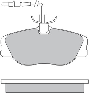 Bremseklosser sett, Framaksel, CITROËN,FIAT,LANCIA,PEUGEOT, 4251.09, 4251.10, 9946016