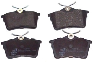 Bremseklosser sett, Bakaksel, CITROËN,PEUGEOT, 16 085 204 80, 1608520480, 42.5414, 42.5415, 42.5429, 4254 14, 4254 15, 4254 29