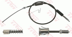 Kabel, parkeringsbremse, Bak, Bakre venstre, Venstre, FORD TRANSIT Buss, TRANSIT Flak/chassi, TRANSIT Skåp, 4041996, 4116932, 4122075, 4