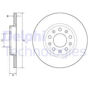 Bremseskive, Bakaksel, CHRYSLER 200 Sedan, JEEP CHEROKEE, CHEROKEE VAN, 4779885AB, 4779885AC, 68242659AB