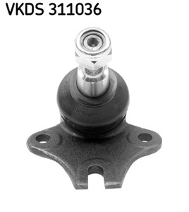 Bærekule, framaksel, Høyre eller venstre, Nede, SEAT TOLEDO I, VW CORRADO, GOLF III, PASSAT B3/B4, PASSAT B3/B4 Variant, VENTO, 1H0 407
