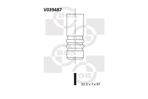 Utløpsventil, AUDI,FORD,SEAT,SKODA,VW, 028109611G, 1049788, 28109611G