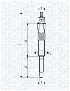 Glødeplugg, CITROËN,FIAT,NISSAN,PEUGEOT,ROVER,TOYOTA, 11065 6F900, 1610429080, 5960 69, 5960 F6, 5962 2Y, 5962 2Z, 5962 W2, 5962 W3, 889