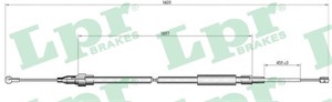 Kabel, parkeringsbremse, Høyre, Venstre, AUDI TT, TT Roadster, 8N0609721F