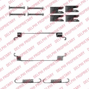 Tilbehørsett, bremsesko, Bakaksel, CITROËN,FIAT,LANCIA,OPEL,PEUGEOT,VAUXHALL