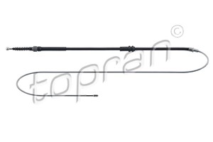 Kabel, parkeringsbremse, Bakre venstre, Høyre bak, VW CADDY Minibus, minivan III, CADDY Skåp/stor limousine III, 2K3 609 721G, 2K5 609