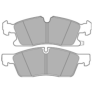 Bremseklosser sett, JEEP GRAND CHEROKEE IV, MERCEDES-BENZ GLE [W166], 68052370AA, 68052370AC