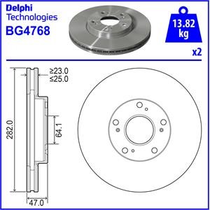 Bremseskive, Framaksel, HONDA ACCORD VI, ACCORD Hatchback VI, 45251-S1A-E40
