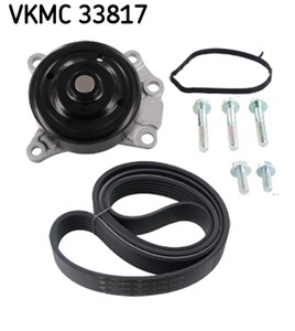Vannpumpe + kileremsett, CITROËN C1, C1 II, PEUGEOT 107, TOYOTA AYGO, YARIS, 1201.H0, 1201.J0, 1201.L3, 16 142 991 80, 16100-09240, 1610