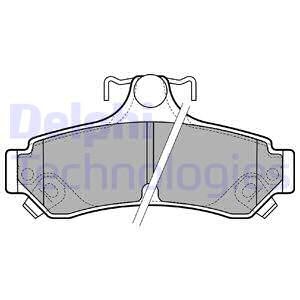 Bremseklosser sett, Bakaksel, TOYOTA CAMRY Sedan, 04466-06080
