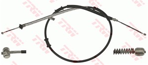 Kabel, parkeringsbremse, Bak, Høyre, FIAT GRANDE PUNTO, PUNTO, PUNTO EVO, PUNTO Skåp/halvkombi, 55700926, 55704105