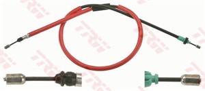 Kabel, parkeringsbremse, Bak, Bakre venstre, Venstre, RENAULT CLIO III, CLIO Skåp/halvkombi III, 82 00 270 182