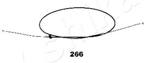 Kabel, parkeringsbremse, Foran, TOYOTA HIACE Skåp II, 46410-26100