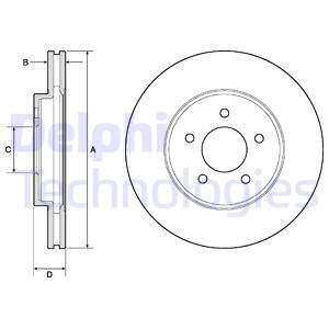 Bremseskive, FORD MAVERICK, MAZDA TRIBUTE, 4510722, 4668070, 5135519, 5185249, 5L841032AB, 5L841032AC, 5L841032AD, 5L841032AE, EF91-33-2
