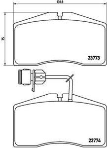 Bremseklosser sett, AUDI A8 D2, 4D0698151L, 4D0698151Q