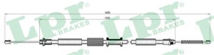 Kabel, parkeringsbremse, Bak, Venstre, LANCIA Y, 82487780