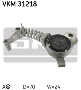 Strammerull, kilerem med ribber, AUDI A4 B6, A4 B6 Avant, A4 B6 Cabriolet, A4 B7, A4 B7 Avant, A6 C5, A6 C5 Avant, A6 C6, A6 C6 Avant, 0
