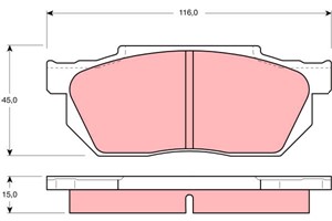 Bremseklosser sett, Framaksel, HONDA CITY Sedan III, CIVIC Fastback VI, CIVIC Hatchback IV, CIVIC Sedan IV, CRX I, CRX II, PRELUDE II, 0