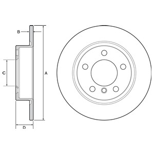 Bremseskive, Bakaksel, MINI MINI COUNTRYMAN, MINI PACEMAN, 3420 9804 830, 34209804830, 3421 9811 539, 34219811539