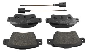 Bremseklosser sett, Bakaksel, ABARTH PUNTO, PUNTO EVO, FIAT PUNTO, PUNTO EVO, PUNTO EVO Skåp/halvkombi, PUNTO Skåp/halvkombi, 77 365 464