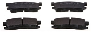Bremseklosser sett, Framaksel, HONDA CIVIC Shuttle I, 45022-693-N50, 45022693N52, 45022-SB6-600, 45022SB6N52