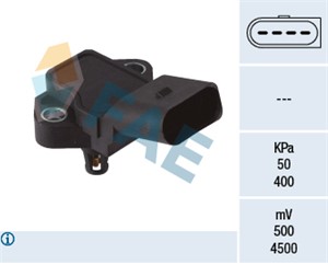 Sensor, sugerørtrykk, AUDI,PORSCHE,SEAT,SKODA,VW, 03K 906 051