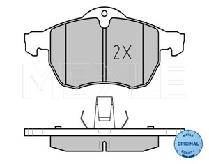 Bremseklosser sett, Framaksel, OPEL,VAUXHALL, 1605009, 1605035, 1605957, 90544001, 9192157, 9195145