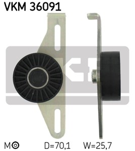Strammerull, kilerem med ribber, Senter, Øvre, DACIA,LADA,NISSAN,RENAULT, 11750-00Q0E, 11925-00QAB, 77 00 105 325, 82 00 192 843, 82 00