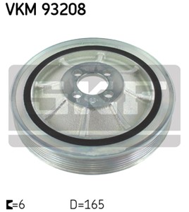 Remskive, veivaksel, ALFA ROMEO,FIAT,JEEP,LANCIA,OPEL,SAAB,VAUXHALL, 55210310, 55265660, 6 14 359, 93192547