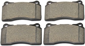 Bremseklosser sett, Foran, CITROËN C8, FIAT ULYSSE, LANCIA PHEDRA, PEUGEOT 807, VOLVO C30, S60 I, V70 II, 30645135, 30683412, 30748957