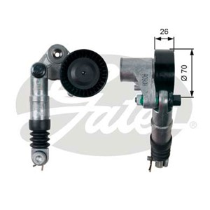 Strammerull, kilerem med ribber, CHRYSLER PT CRUISER, 05050312AA, 05050312AB, 05080312AA, 05080312AB, 6642000270, A6642000270