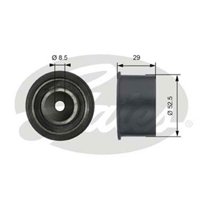 Styrerulle-kilerem tannrem, CHEVROLET REZZO Minibus, minivan, DAEWOO LEGANZA, REZZO, LADA 110, 09128738, 5636425, 636415, 8091287380, 9