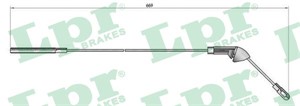Kabel, parkeringsbremse, Venstre, OPEL VECTRA A, VECTRA A Halvkombi, 522589, 522599, 90375403
