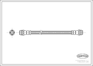 Bremseslange, Bakaksel, AUDI A2, 8Z0611775A, 8Z0611775B