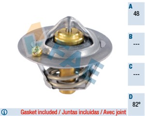 Termostat, kjølemiddel, FORD,MAZDA,VOLVO, 1211553, 1253116, 1253118, 1302391, 1302396, 1302397, 1302398, 1302402, 1303374, 1306004, 3071